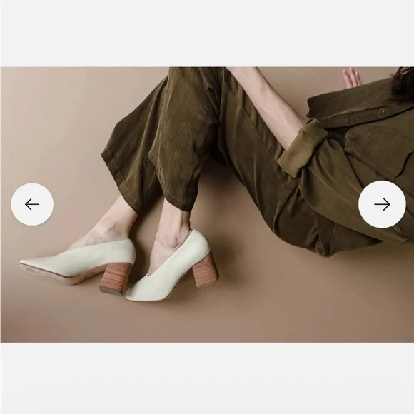 Huma Blanco Salvador Heels in Bone - Picture 1 of 11